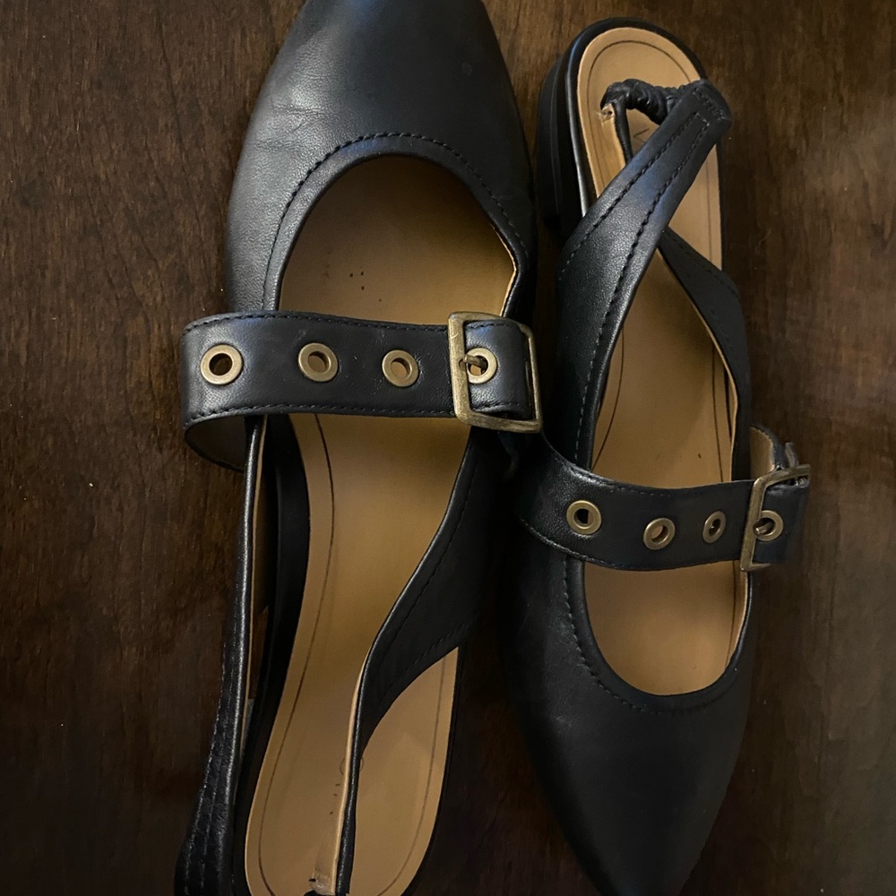 Vionic Elena Black Flat Slingback - image 2